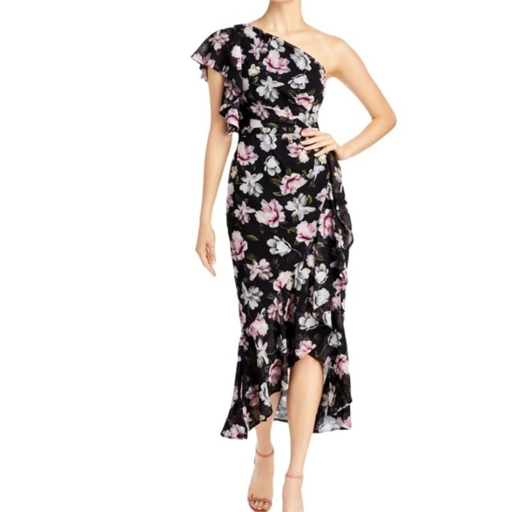 Aqua formal asymmetrical dress size 0 nwt